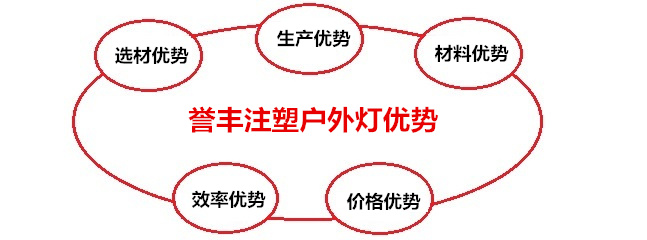 譽豐塑膠製品廠注塑戶外燈5大優勢