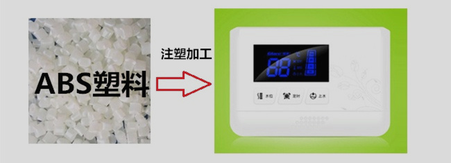 水位控製器外殼選用ABS塑料注塑加工
